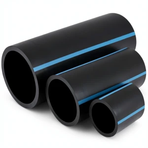 أنابيب HDPE الوطني ضغط 12.5 بار قطر 225 مم سمك 10.8 مم أسود