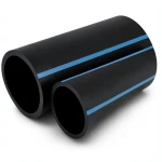 مواسير HDPE الوطني 12.5 بار ضغط قطر 250 مم سمك 11.9 مم أسود