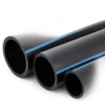 مواسير HDPE الوطني ضغط 16 بار قطر خارجي 180 مم سمك 10.7 مم لون أسود