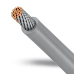 سلك كهرباء نحاس مجدول 95 مم2، 450/750 فولت، عزل PVC رمادي