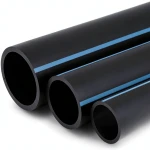 مواسير HDPE الوطني لشبكات المياه ضغط 16 بار قطر خارجي 200 مم سمك 11.9 مم لون اسود