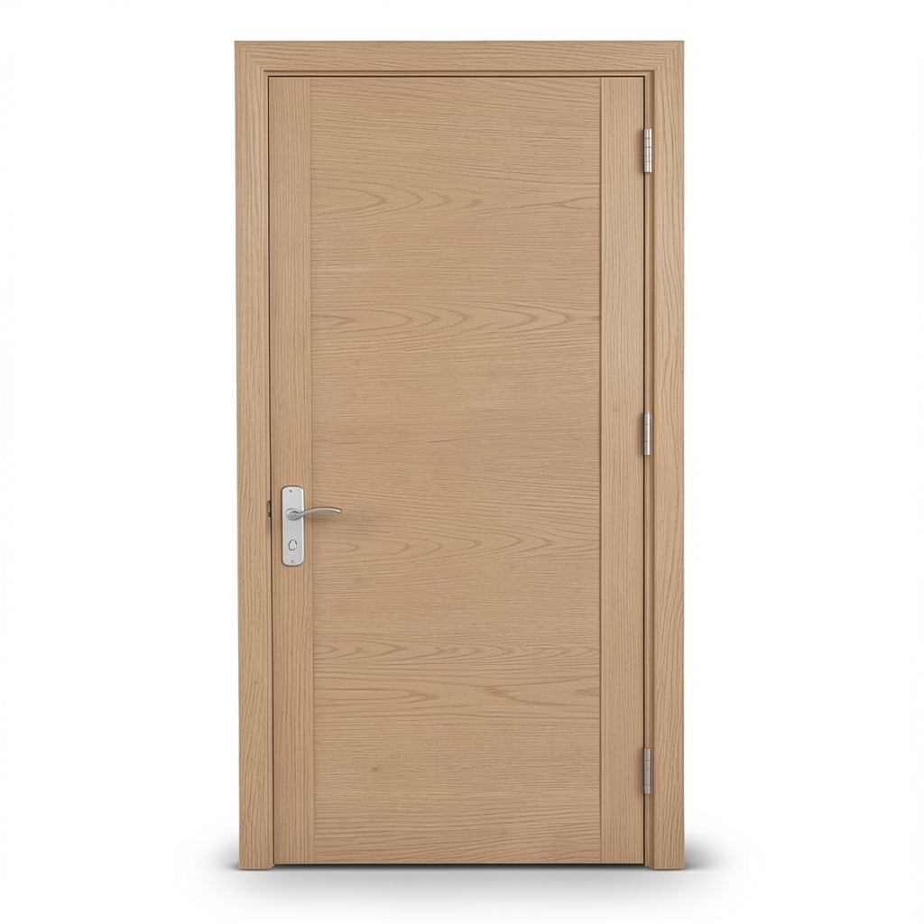 Al Ghamdi Honey Core Oak Plywood Interior Door