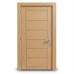 Al Ghamdi Wood Industries Groove Line Design Interior Door