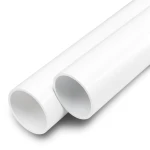 مواسير UPVC ضغط اسمي 15 بار مقاس 2 إنش سمك 3.9 مم لون أبيض