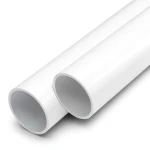 مواسير UPVC ضغط اسمي 15 بار مقاس 6 إنش سمك 10.8 مم لون أبيض