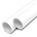 مواسير UPVC ضغط اسمي 15 بار مقاس 8 إنش سمك 12.6 مم لون أبيض