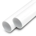 مواسير UPVC مقاس 1/2 إنش سمك 2.8 مم لون أبيض