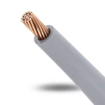 سلك مجدول نحاس مقاس 10 mm2، 450/750 فولت، عزل PVC رمادي