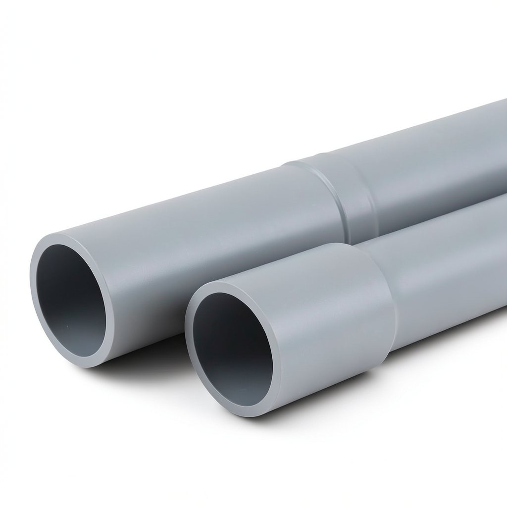 UPVC Pipes Nominal Pressure 2 Bar Outer Diameter 280 mm Thickness 2.30 mm Gray