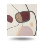 Italian Wallpaper Modern Design 10m x 0.53m Light Beige, Model 73201