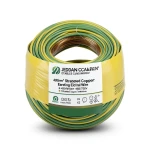 400mm2 Stranded Copper Earthing Electrical Wire 450/750V, Yellow/Green | Jeddah Cables Company