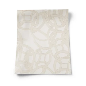 Italian Wallpaper Patterned Design Beige Color, Size 10mx0.70m, Model RC18015