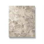 Italian Wallpaper Tropical Design Beige Color, Size 10mx0.70m, Model rc18001