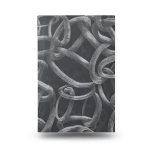 Italian Wallpaper Patterned Design 10m x 0.70m Dark Gray