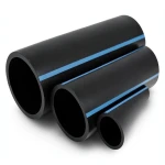 أنابيب HDPE الوطني ضغط اسمي 16 بار قطر خارجي 315 مم سمك 18.7 مم لون أسود