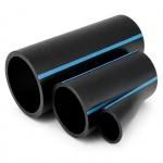 مواسير HDPE الوطني لشبكات المياه ضغط 16 بار قطر 355 مم سمك 21.1 مم لون أسود