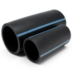 أنابيب NPF HDPE لشبكات المياه ضغط 16 بار قطر خارجي 25 مم سمك 1.9 مم لون أسود