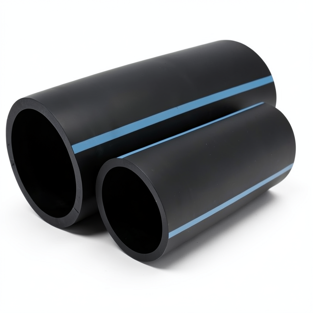 أنابيب NPF HDPE لشبكات المياه ضغط 16 بار قطر خارجي 25 مم سمك 1.9 مم لون أسود