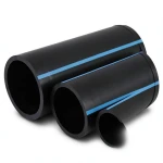 مواسير HDPE لشبكات المياه ضغط 16 بار قطر خارجي 40 مم سمك 3 مم لون أسود