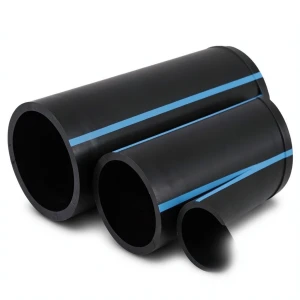 مواسير HDPE لشبكات المياه ضغط 16 بار قطر خارجي 40 مم سمك 3 مم لون أسود