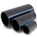 مواسير HDPE الوطني لشبكات المياه ضغط 20 بار قطر خارجي 16 مم سمك 1.5 مم لون اسود