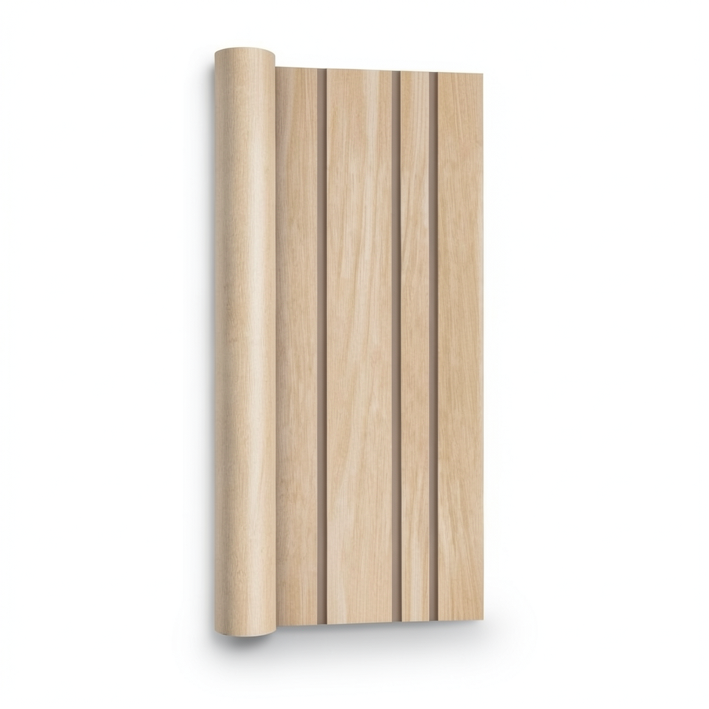 Wallpaper Wood Design 5m x 0.53m Beige, Model 221003