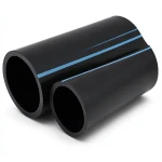 مواسير HDPE الوطني لشبكات المياه ضغط 20 بار قطر خارجي 25 مم سمك 2.3 مم أسود