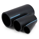مواسير HDPE الوطني لشبكات المياه ضغط 20 بار قطر خارجي 40 مم سمك 3.7 مم لون أسود