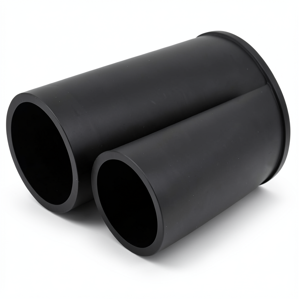 أنابيب HDPE الوطني ضغط 20 بار قطر خارجي 50 مم سمك 4.6 مم لون أسود