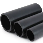 مواسير HDPE الوطني لشبكات المياه ضغط 20 بار قطر خارجي 63 مم سمك 5.8 مم لون اسود