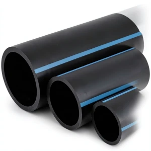 أنابيب HDPE الوطني ضغط 20 بار قطر خارجي 75 مم سمك 6.8 مم لون أسود