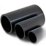 أنابيب HDPE الوطني لشبكات المياه ضغط 20 بار قطر خارجي 90 مم سمك 8.2 مم لون اسود