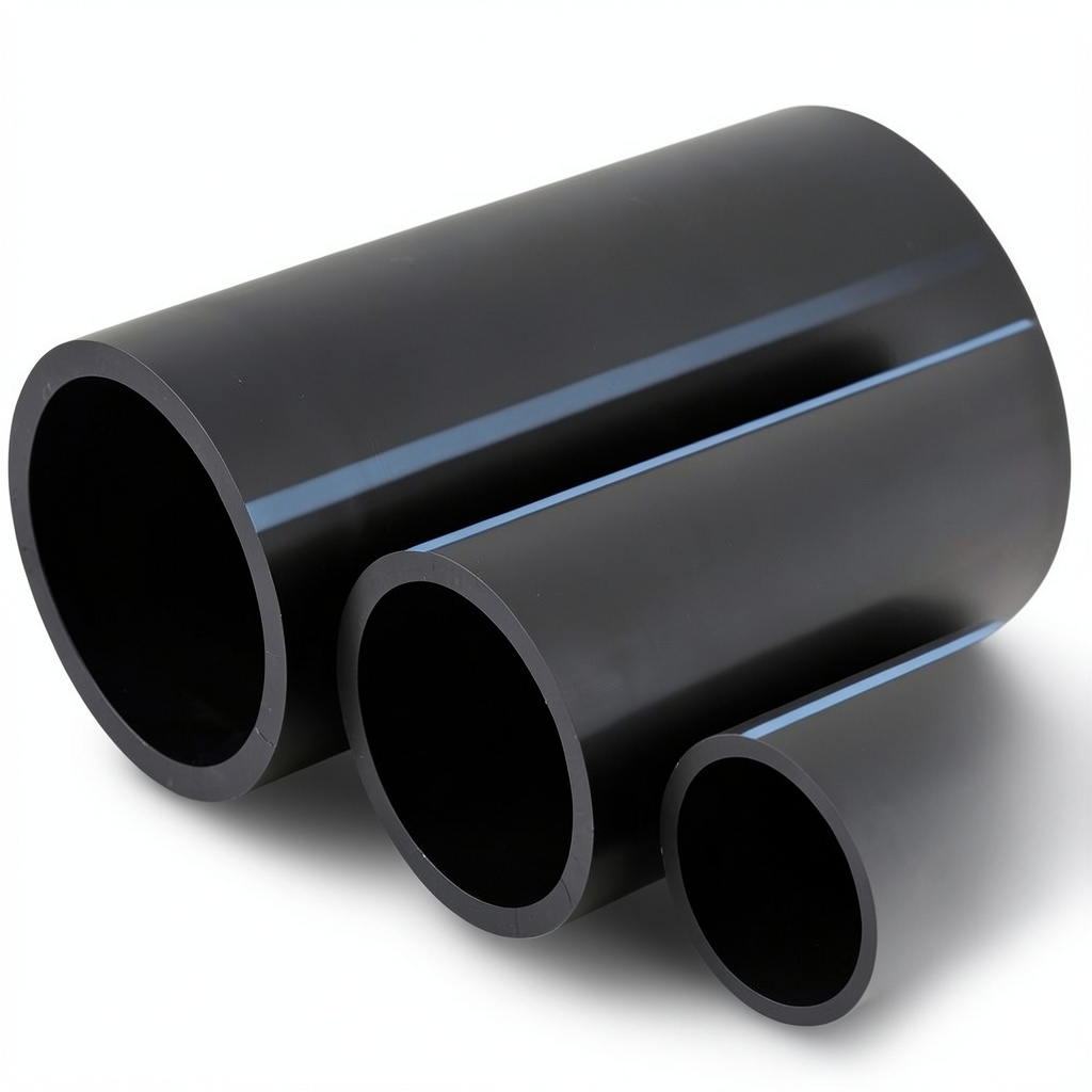 NPF HDPE Pipes for Water Networks Nominal Pressure 20 Bar Outside Diameter 90 mm Thickness 8.2 mm Black