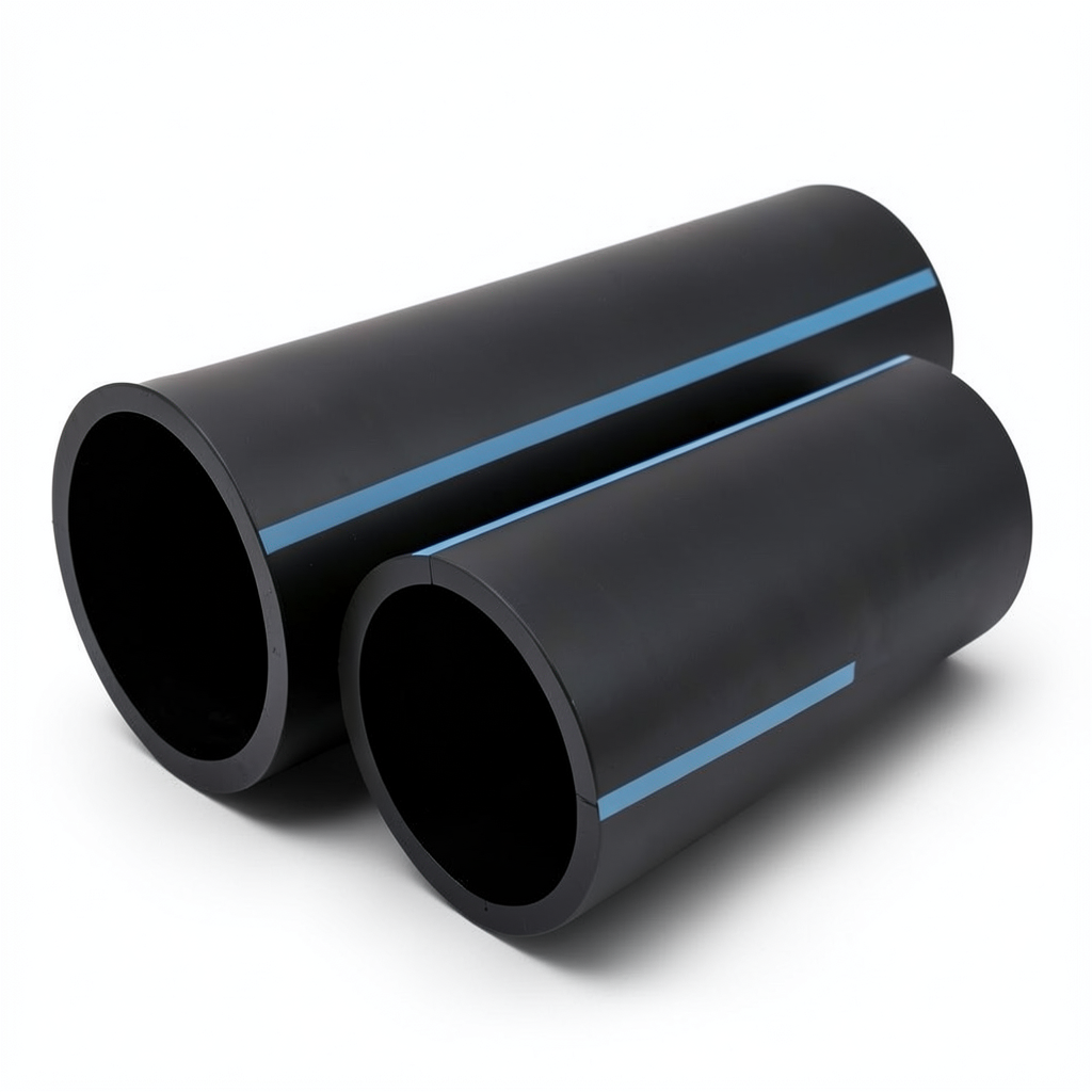 مواسير HDPE الوطني لشبكات المياه ضغط 12.5 بار قطر خارجي 315 مم سمك 15 مم لون اسود