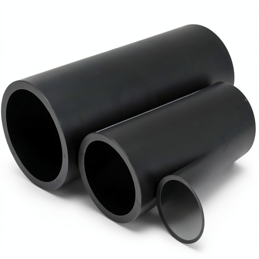مواسير HDPE الوطني لشبكات المياه ضغط 16 بار قطر خارجي 225 مم سمك 13.4 مم لون اسود