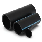 أنابيب HDPE الوطني قطر 355 مم سمك 16.9 مم أسود ضغط 12.5 بار