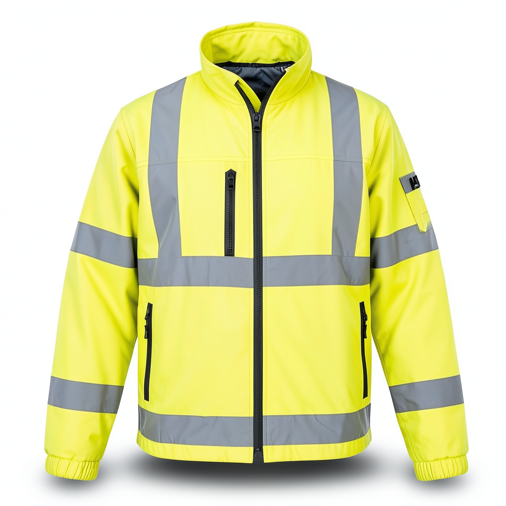 EN ISO 20471 Class 3 Reflective Bomber Safety Jacket