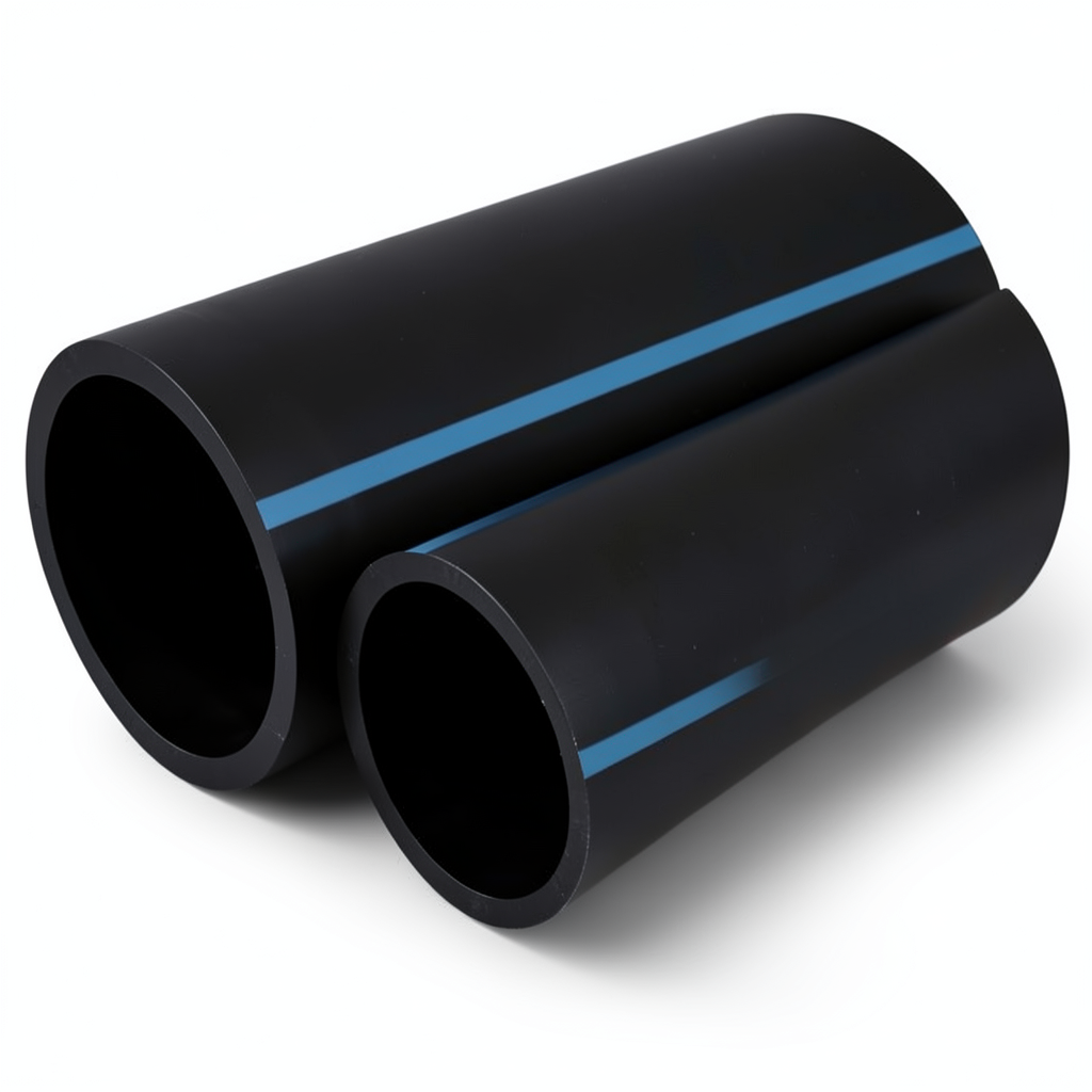 مواسير HDPE الوطني لشبكات المياه ضغط 16 بار قطر 355 مم سمك 21.1 مم لون أسود