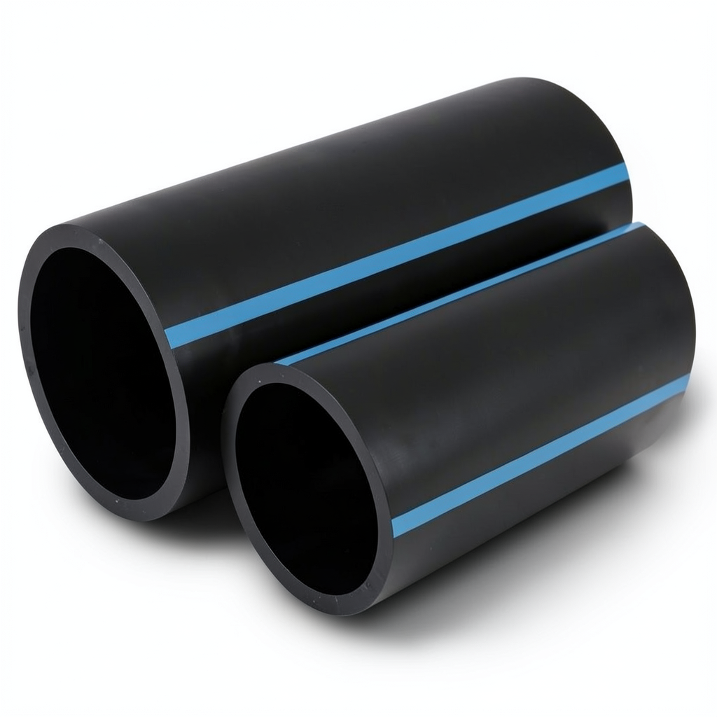 أنابيب NPF HDPE لشبكات المياه ضغط 16 بار قطر خارجي 25 مم سمك 1.9 مم لون أسود
