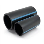 مواسير HDPE لشبكات المياه ضغط 16 بار قطر خارجي 40 مم سمك 3 مم لون أسود