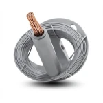 Stranded Copper Wire 10 sq mm, 450/750V, PVC Insulation Gray