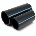 NPF HDPE Pipes for Water Networks Pressure 16 Bar Outside Diameter 63 mm Thickness 4.7 mm Black