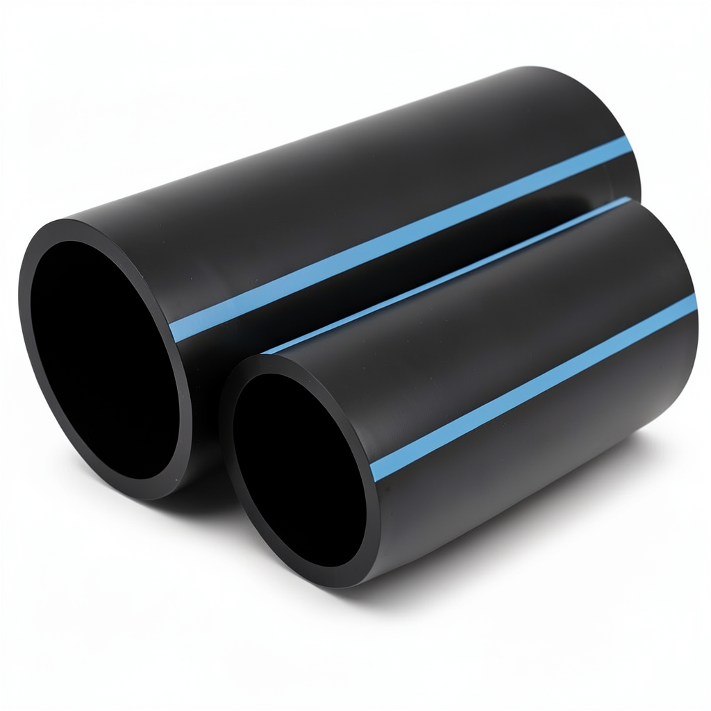 مواسير HDPE الوطني لشبكات المياه ضغط 16 بار قطر خارجي 63 مم سمك 4.7 مم لون اسود