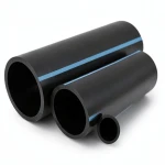 NPF HDPE Pipes for Water Networks Pressure 16 Bar Outside Diameter 75 mm Thickness 5.6 mm Black