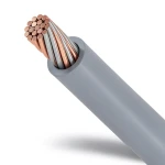 سلك كهرباء نحاس مجدول 95 مم2، 450/750 فولت، عزل PVC رمادي