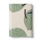 Italian Wallpaper Modern Design 10m x 0.53m Green with Beige, Model 73216