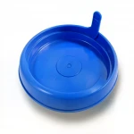 غطاء علبة بلاستيكية 4 جالون بفتحة قابلة للطي - أزرق
