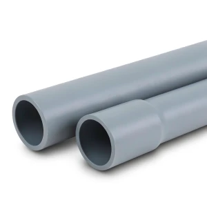 UPVC Pipes Nominal Pressure 10 Bar Outer Diameter 50 mm Thickness 2.40 mm Gray