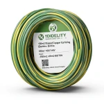 150mm2 Stranded Copper Earthing Electric Wire 450/750V, Green/Yellow | Jeddah Cables Company