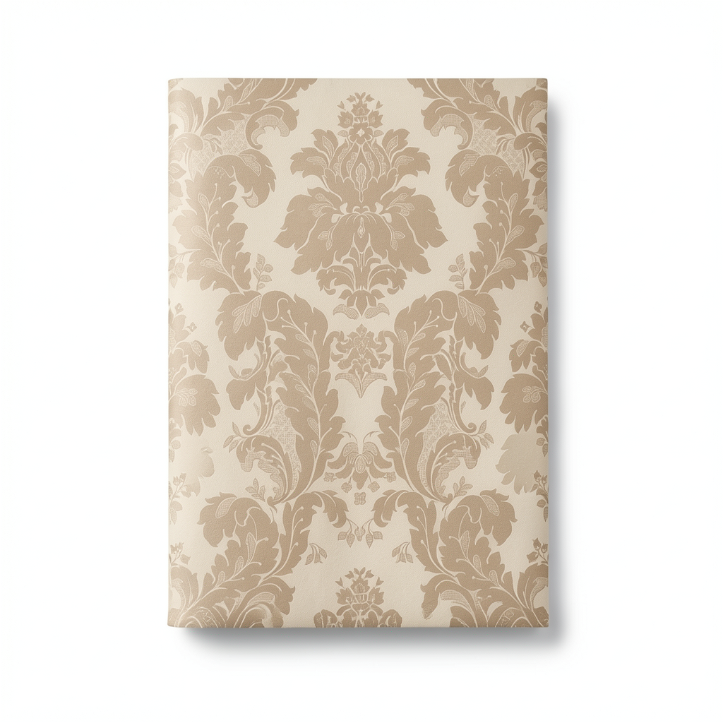 Italian Wallpaper 10m x 0.53m Beige Color, Model 57055